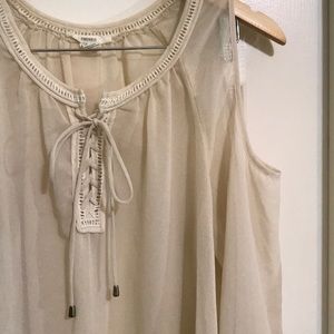 3 for $25 Sheer high-low top — forever 21